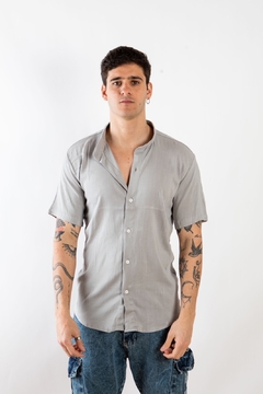 CAMISA MANGA CORTA PREMIUM LINO - importadocity