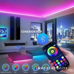 Tira Led Smart Bluetooth 10 Mts Control App - comprar online