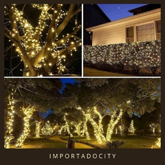 2X1 Luces GUIRNALDA Exterior Solar 90 Led 10m Decoracion en internet