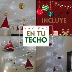 Navidad Set techo standar + gorros de Santa