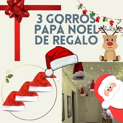 Navidad Set techo standar + gorros de Santa