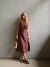 Vestido midi Alfaiataria com cinto Anabelle - loja online