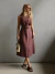 Vestido midi Alfaiataria com cinto Anabelle na internet