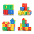 Brinquedo De Montar Blocos Infantil Coloridos Casa Castelo - comprar online