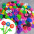 Brinquedo Montar Infantil Coloridos Flocos Flores Encaixar - comprar online