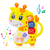 Teclado Piano Musical Bebe Brinquedo Infantil Divertido Som Girafa