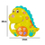Teclado Piano Musical Bebe Brinquedo Infantil Divertido Som Dinossauro - comprar online