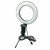 Imagem do Luz Ring Light 16cm Tripé De Mesa Com Suporte Celular Gravar Vídeo