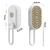 Escova Tira Pelo Vapor Retrátil Pet Usb Recarregável Cão Gato - comprar online