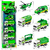 Carrinhos Brinquedo Conjunto 6 Un Miniaturas Helicóptero - ERC Variedades