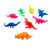 Dinossauro Cresce Na Água Gel Brinde Festa Brinquedo
