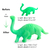 Dinossauro Cresce Na Água Gel Brinde Festa Brinquedo na internet