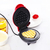 Mini Máquina De Assar Forma Elétrica Retro Waffle Coração 220V Cor:Preto na internet