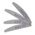 Lixa Lavavel Boomerang 100/180 25 Unidades Unha Gel Fibra - loja online