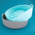 Forro Para Air Fryer De Silicone Reutilizável Antiaderente 22x8cm