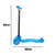 Patinete Regulável Infantil 4 Rodinhas Com Led Para Crianças Brinquedo Esporte Até 60Kg na internet