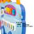 Teclado Piano Musical Bebe Brinquedo Infantil Divertido Som Carros Policia - comprar online