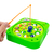 Brinquedo Pesca Pega Peixe Jogo Pescaria Infantil Giratorio A Pilha - loja online