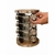 Torre De Porta Condimento Inox 16 Potes Base Giratorio - ERC Variedades