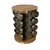 Torre De Porta Condimento Inox 16 Potes Base Giratorio - comprar online