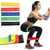 Kit Faixa Elástica Band Extensor 5 Níveis Resistance Belt