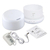 Difusor Eletrico Aroma Ultrassonico Com Led 300 ml Branco na internet