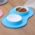 Comedor Pote Para Ração Agua Tigela Duplo Cachorro Gato Silicone