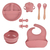 Kit Prato Infantil Silicone Copo Talher Babador Tigela - loja online