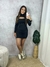 Vestido Curto com Recorte Frontal e Gola Alta - loja online