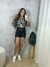 Camisa Xadrez Feminina Cropped Manga Longa - Lih Modas