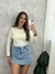 Body Feminino Manga Longa com Gola careca - comprar online