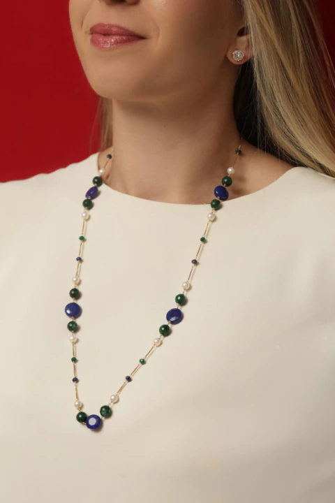 Colar Regulável Pedras