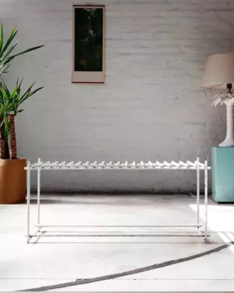 Banco SUPRARECICLAJE - Hierro de Obra x Orrico Studio - comprar online