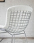 Set x 6 sillas Bertoia tapizadas color hielo - comprar online