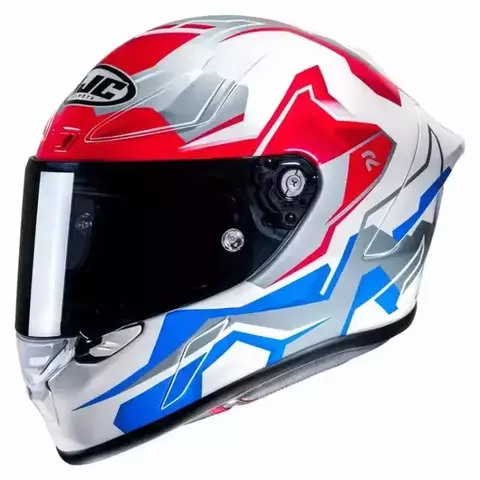 Capacete HJC Rpha 1 Nomaro Vermelho/Branco/Azul/Cinza (Tri-Composto) - comprar online