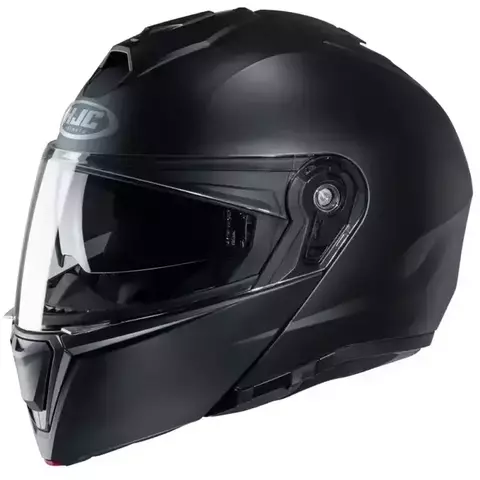 Capacete Modular HJC I90 Solido Preto Fosco (Viseira Solar) - comprar online