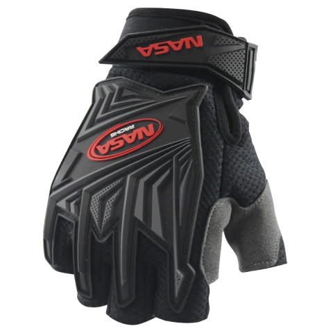 Luva Meio Dedo Nasa Wollverine Preta - comprar online