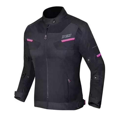 Jaqueta X11 Breeze 2 Feminina Preta/Rosa - comprar online