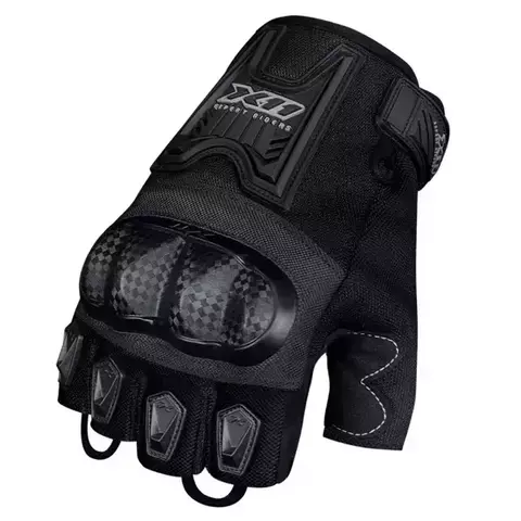 Luva Meio Dedo X11 Blackout 2 Preta - comprar online