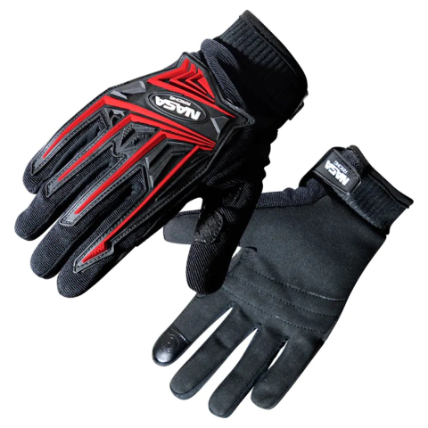 Luva Nasa Wollverine II Preta/Vermelha (Touch Screen) - comprar online