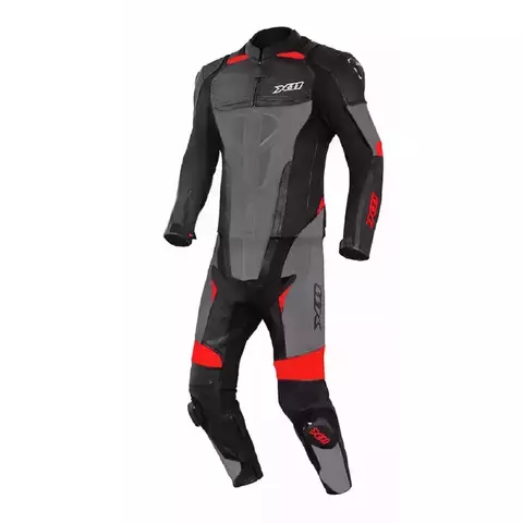 Macacão X11 Speed 2 Masculina Cinza/Vermelho (2 Peças) - comprar online