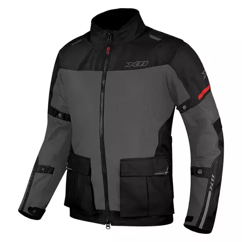 Jaqueta X11 Adventure Masculina Preta/Cinza - comprar online