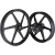 Rodas Liga Leve NXR Bros 150 ESD Freio a Disco Modelo 6 Pontas Palitos Com Rolamentos e Retentores (PAR) - ATRT133 na internet