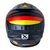 Capacete ASX Draken Pilot Preto Vermelho Amarelo Fosco - BMOTOS