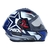 Capacete ASX Draken Pilot Azul Branco Vermelho Brilhoso - loja online