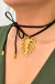 Chocker Golden Leaf - comprar online
