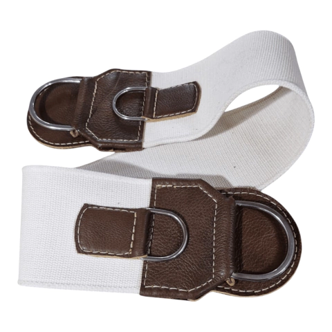 Barrigueira de fita de Algodão - Argola dupla