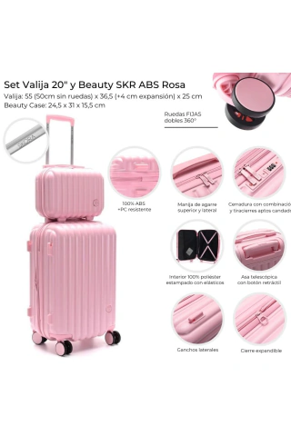 Carry on + beauty case - comprar online