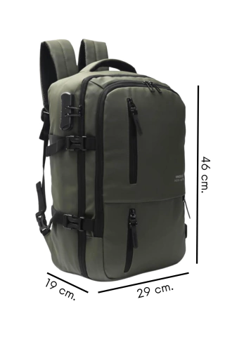 Mochila de viaje Blok (Verde) - tienda online