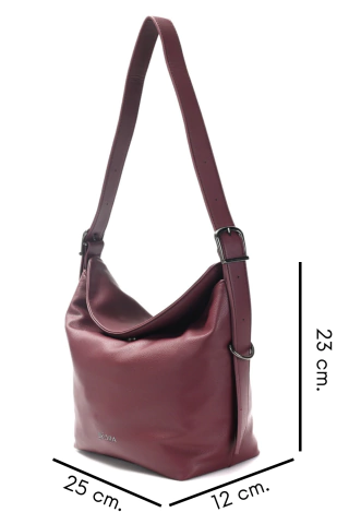Cartera SOHO Bordo